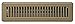 Accord ABFRBR212 Floor Register with Louvered Design, 2-Inch x 12-Inch(Duct Opening Measurements), Brown