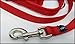 ActiveDogs Hands Free 7' Crossbody Premium Service Dog Leash w/Heavy Duty Chrome Do Not Pet ID Tag - Red