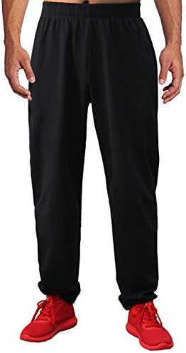 BONWAY Men's Sweatpants Active Pants Jersey Athletic Cotton Sport Pants with Pockets Heavy Sweatpants