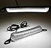 iJDMTOY Universal Fit Xenon White 12-SMD License Frame Mounting LED License Plate Lamp For Any 12V Car SUV Truck Van RV