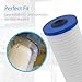 Waterdrop AP810 Whole House Water Filter, Replacement for 3M® Aqua-Pure® AP810, AP801, AP811, Whirlpool® WHKF-GD25BB, WHKF-DWHBB, 5 Micron, 10