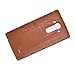 Dogxiong Brown Genuine Leather Back Rear Housing Battery Door Cover Cover Replacement for for LG G4 H815 H811 H810 VS986 VS999 US991 F500 LS991