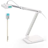 OKIOLABS OKIOCAM S2-4K Ultra HD 8MP USB Document Camera for Teachers &amp; Classrooms with OKIOPoint AI-Tracking, Capture Near-Ledger Size, Great in Low Light, Support Mac, USB-C iPad, Interactive Display