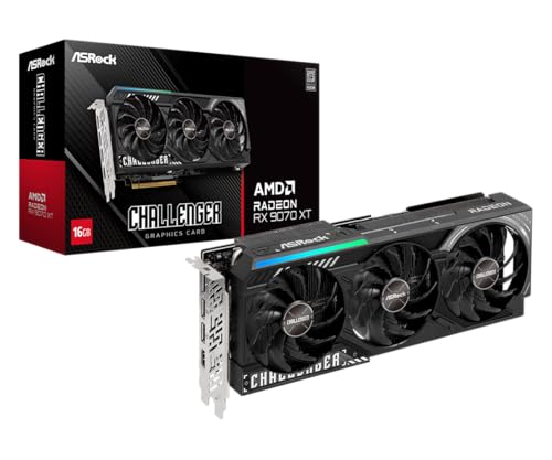 GPU ASROCK AMD RADEON RX 9070 XT CHALLENGER 16GB GDDR6 256 BITS 90-GA61ZZ-00UANF