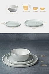 Famiware Mars Plates and Bowls Set, 12 Pieces