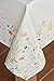 Maison d' Hermine Table Cloth Rectangle Table 100% Cotton 60 x 108 Inches Tablecloth Reusable Decorative Everyday Use for Dining Room, Farmhouse, Home, Party, Festive & Wedding Spring Summer - Colmar