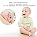 Silicone Baby Teether - Kirecoo Cute Owl Design BPA Free Silicone Bendable & Freezer Friendly Safe Teether Toy for 3 to 12 Months 1 Year Old Babies, Infants, Toddlers (Pink Owl)