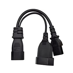 Strhowill IEC 320 C14 to C13 & EU Europe CEE 7/16