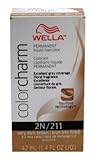 Wella Color Charm Liquid #0211/2N Very Dark Brown (41ml) (3 Pack)
