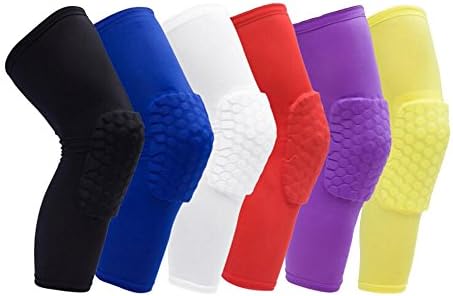 1Bests Honeycomb Breathable Anti-Collision Sports Protective Gear Found in: Sporting Good Volleyball Basketball Climbing Cycling Knees Crashproof Knee Pads(1 Pair/2 Pieces)