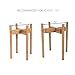Sona Home Adjustable Mid Century Plant Stand, 3 Sizes, 3 Colors - Modern Plant Stand Indoor Outdoor, Planter Stand Only (Large, Bamboo)