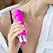 Cordless Vibrating Wand Massager by Maison Vesta - Waterproof, Mini & Rechargeable | Magic Relief for Stress & Muscle Pain | Multi-speed, Powerful | Personal Travel Gift for Women | Body Safe Silicone