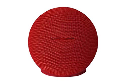Acid Eye K19 Oval Shaped Bluetooth Speaker with Solid Features Clock USB/BT/AUX in/Micro SD Slot/Call Receive/Sound Control (Red)