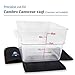 CED Sous Vide Container Sleeve Compatible With Cambro Camwear 12 Quart - Neoprene Container Sous vide Sleeve- Premium Quality - Protects Work Surface - Cook Faster and Save Electricity - Easy to Clean