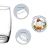 Amisglass-Highball-Glasses-Pack-of-6-Glassware-Tondo-with-Heavy-Base-Lead-Free-Water-Juice-Drinking-Glasses-39cl-Tableware-Glass-Perfect-for-Home-Restaurants-and-Parties Amisglass Highball Glasses Pack of 6, Glassware Tondo with Heavy Base, Lead-Free, Water Juice Drinking Glasses 40cl…