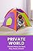 Alvantor Kids Tent Indoor Children Play Toy Toddler Pop up Outdoor Games Colourful Curvy Patent, 48