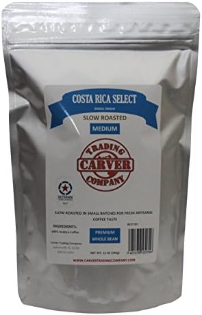 Carver Trading Company Costa Rica Select Single Origin Artisan Roasted Whole Bean Coffee