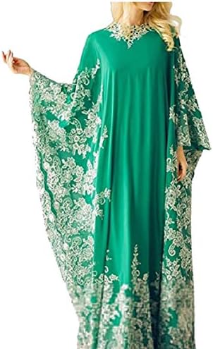 yibiyuan Women's Muslim Dress Abaya Kaftan Dubai Dresses Islamic Clothing