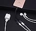 2-in-1 Lightning Splitter Adapter for iPhone X/8/8 Plus/7/7 Plus. Double lightning ports for dual Lightning Headphone Audio & Charge Adapter. Compatible IOS 10 or Later