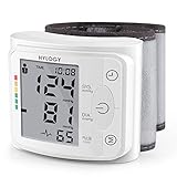 Blood Pressure Monitor HYLOGY Wrist Blood Pressure Cuff Fully Automatic Blood Pressure Machine, Accurate & Fast Reading with 2 * 120 Memory Storage