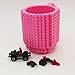 La Tartelette Build-On Brick Coffee Mug (Pink) - 12 oz