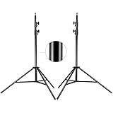 Update 78inch/6.5 Ft/200CM Photography Tripod Light Stands for Photo Studio Relfectors Softboxes Lights Umbrellas Backgrounds Video Lighting Studio Monolight Studio Kits Aluminum Alloy(6.5ft X2)