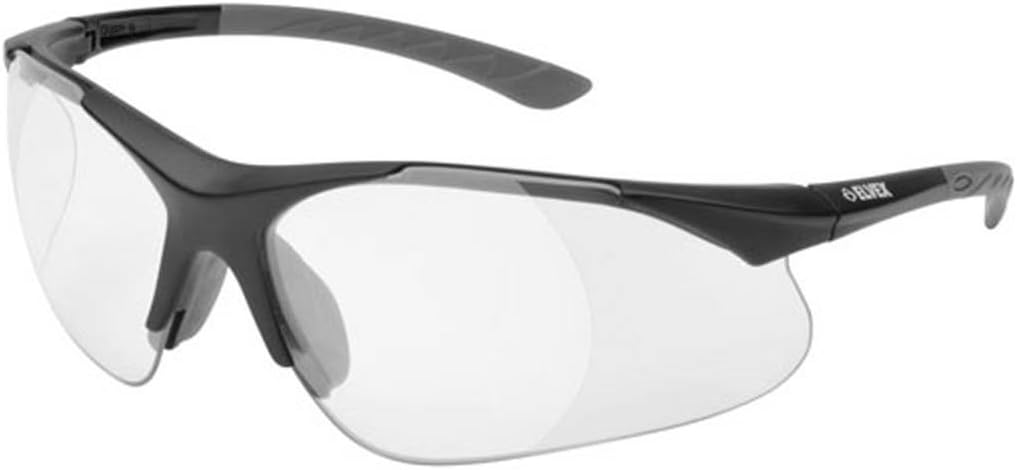 Elvex RX500 Full Lens 1.5 Magnification Ballistic Rated Safety Glasses with Microfiber Carrying bag and Cord WELRX500C-1.5KIT2 : Sports & Outdoors