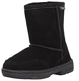 BEARPAW Kid's Meadow Toddler Boot, black ii, 12 M US Little Kid
