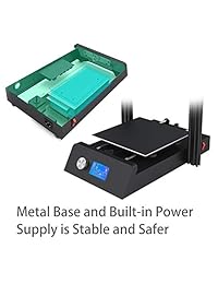 JGAURORA Magic - Impresora 3D con sensor de filamento de base de metal, 8.661 x 8.661 x 9.843 in