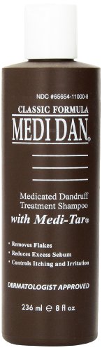 Medi-Dan Classic Medicated Dandruff Treatment Shampoo, 8 Fl Oz
