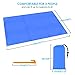 BROTOU Compact Beach Pocket Blanket for Outdoor Camping,Hiking,Travel,Festival, Sports Sand Proof Picnic Mat Quick Dry Ground Cover Tarp(Size 79”x55”) (Blue) (Blue)