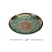IMAX Paisley Glass Bowl – Decorative Bowl with Elegant Design, Food Safe, Graceful Motif. Decorative Accessories