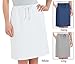 Women's Cotton Drawstring Knit Skirt, Machine Washable, Polyester & Polyester Blend