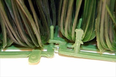 Artificial Wheat Grass- Fake Soft PVC Plastic Decorative Wheatgrass: Ornamantal Flower Arranging & Home Decor - 12"x12"x4"