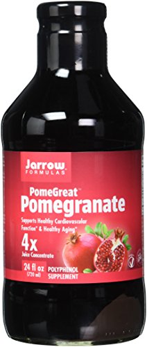 Jarrow Formulas Pomegranate Juice Concentrate, Promotes Nutrition and Healthy Aging, 24 Fluid Ounce Glass Bottle