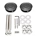 ANJOSHI 1 Pair Quick Latch Universal Heavy Duty Bumper Hood Latch Low Profile Hood Pins Latch Lock Clip Kit Quick Release Latch 6.2cm/2.44