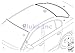 BMW Genuine Windshield Moulding Front Upper 525i 525xi 530i 530xi 545i 550i M5 528i 528xi 535i 535xi 550i 530xi 535xi
