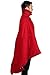 Xcoser Strange Cloak Bright Red Cape Dexlue Halloween Cosplay Costume One Size