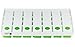 GMS 7 Day Pill Organizer Tray - Large with Removable Daily Pill Boxes with 4 Compartments Each for Storing and Organizing Medications, Supplements, Vitamins, Pain Relievers, and Prescriptions - Green