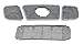 APS Compatible with Nissan Titan 2004-2006 & 07 Titan Classic Model & 04-07 Armada with Logo Show Main Upper Lower Bumper Stainless Steel SS Chrome Billet Front Grill Grille Insert Combo N67992A