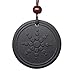 Anti EMF Radiation Protection Pendant, Scalar Energy Pendant Volcanic Lava Negative Ions Energy Pendant Necklace and 7 Chakra Yoga Aromatherapy Essential Oil Diffuser Bracelet