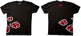 Ripple Junction Naruto - Shippuden Itachi Clouds Adult T-Shirt Large Black