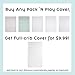 CribCulture Pack N Play All-in-One Mattress Protector System - Padded Sheet is Sewn onto the Waterproof Mattress Pad - Change Only ONE Item on Your Play Yard, Baby Playpen, Portable Crib Mattress