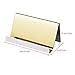 Maxdot 2 Pack Stainless Steel Business Cards Holders Desktop Credit Name Card Display Organizer for Business Mental Name Case Rack for Office Home Daily Use(Champagne Gold)