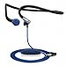Sennheiser PMX 685i Sports In-Ear Neckband Headphones - Black/Blue, 3.5 mm, angled (Discontinued by Manufacturer)