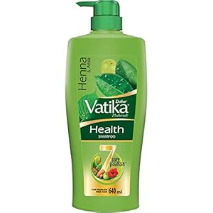 Dabur Vatika Health Shampoo, with Henna & Amla for Problem Free Hair – 640ml