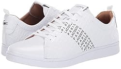 Lacoste Men's Carnaby Legacy Sneaker, White/Black