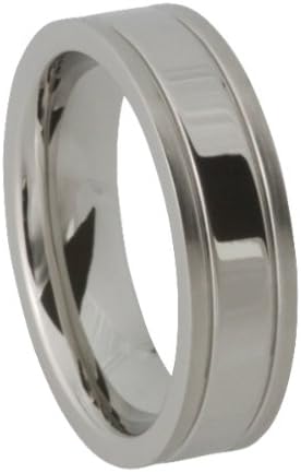 Jewelery Codex- High Quality Wedding Rings For Him and Her FREE LASER ENGRAVING Stainless Steel Ringsize 10.75