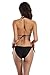SHEKINI Women's Tie Side Bottom Padded Top Triangle Bikini Bathing Suit