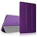 iXCC iPad Air 2 Case Trifold Stand Smart Case Cover with Hard PC Back and Built-in Magnet for Auto Wake/Sleep Function - Purple